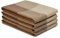 Encasa XO Baumwoll-Küchentuchset - Super saugfähige Geschirrtücher & Spültücher zum Abwaschen, Geschirr Trocknen und Reinigen - 4er-Pack - Beige
