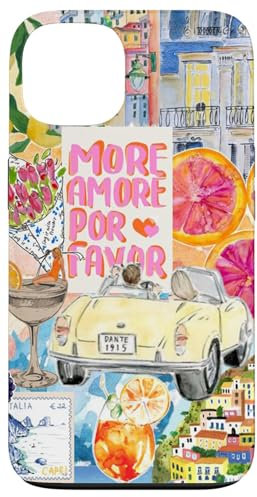 Europäische Sommerreise Preppy Collage Aesthetic Hülle für iPhone 13