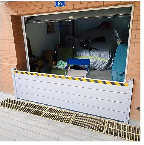 Wasserdichte Tür-Flutsperre für Zuhause/Garage/Wasserstopper-Panel – 2–4 m langes Wasserverhinderungssystem – sandfreie Wassersperre – einfache Installation und hoher Schutz (Farbe: