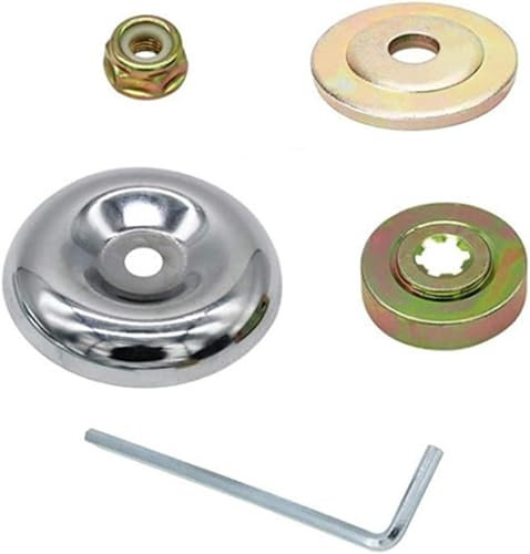 Replacement Metal Gearbox Blade Nut Fixing Kit With Hexagon Socket Screws For Strimmer Brushcutter Universal M10 Nut Fixing Kit Accessories,For Lawn Mower Trimmer Brush Cutter (10Pcs/Set)