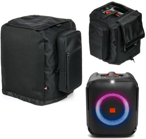PartyBox Encore Essential Protective Case for JBL PartyBox Encore Essential Speaker Case, Storage Bag with Microphone Side Storage Pouch for Outdoor Travel Camping Party