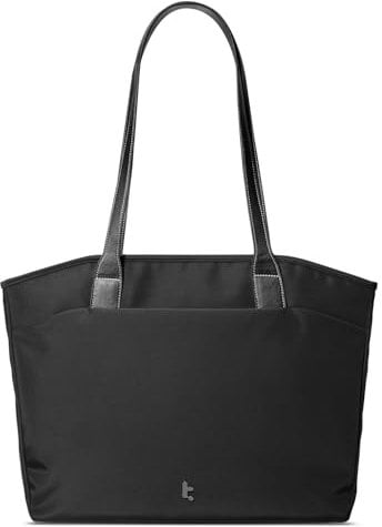 tomtoc Laptop Tote Bag für Damen, 16-Zoll Laptop Schultertasche Bürotasche Arbeitstasche mit Laptopfach, 18L Groß Henkeltasche Handtasche für Arbeit Business Uni Schule Reisen, Schwarz