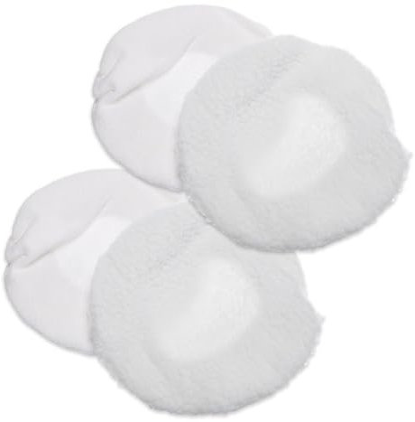 4Tlg Polierhauben-Set, Polierpad,2x Wolle,2x Mikrofaser,220mm-250mm Polierteller, auswaschbar