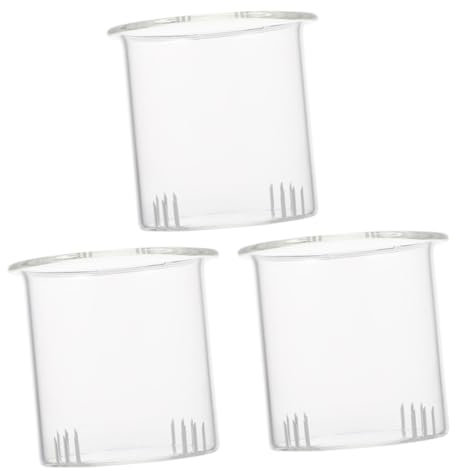 DECHOUS Teefilter Set 3 Stück Glas Sieb Für Losen Tee - Teesieb Für Kanne Und Tasse Küchenhelfer Zum Filtern Von Teeblättern Zubehör Für Zuhause Und Café