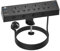 Desk Power Socket USB C 20W, 4 Way Desktop Socket Individually Switchable with 4 USB C and 2 USB A, Desk Extension Lead, Surge Protected Power Strip 2M for Home Office (Black)