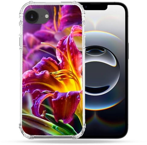 Coque Renforcée pour Iphone 16e Fleur Lys Color