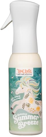 Lilla Livet by Bense&Eicke Botanical Summer Breeze -natürliches Pferdedeo- Hält Insekten fern, Kokosnuss, Zitrone, Minze, Lavendel, Kräuter Duft für empfindliche Haut, 500 ml