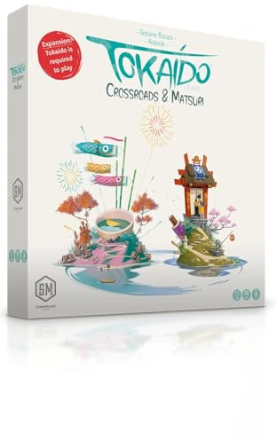 Stonemaier Games | Tokaido: Crossroads & Matsuri| Board Game Expansions | Ages 8+ | 1-5 Players | 45+ Minutes Playing Time
