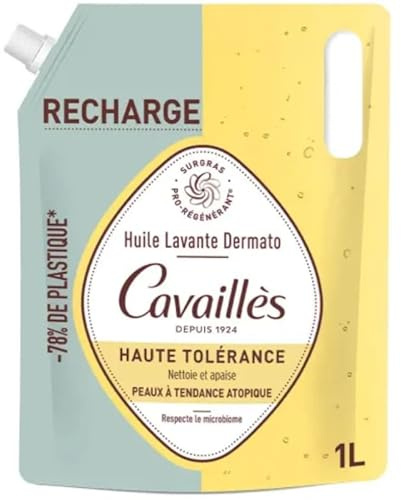 Rogé Cavaillès Dermato-Waschöl, hohe Verträglichkeit, Nachfüllpackung, 1 l