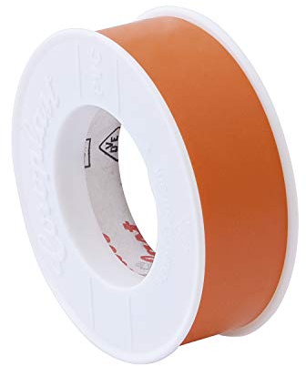Coro plast c1384 – Cinta aislante (0,10 x 15 mm x 10 m, color naranja
