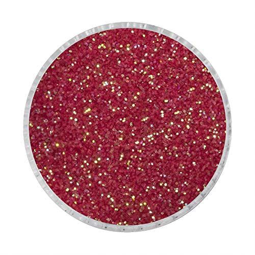 Couleurs de paillettes fines pour ongles, art, visage, corps, fard à paupières, peinture artisanale (irisé – rouge américain – C08)