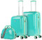 ITACA - Koffer Kinder Jungen Starre Kinder Koffer Leichte - Kinderkoffer Jungen für Flugzeugkabine Koffer Kinder Mädchen mit 4 Rädern - Koffer für Kinder 55x40x20, Mint Moles