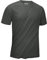 KEFITEVD UV Shirt Herren Short Sleeve Rundhals-Ausschnitt Jogging Oberteil Sommer Schnelltrocknend Kurzarm Sonnenschutz Basic Shirt Dunkelgrau M