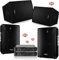 IBIZA SOUND LIGHT Pack Sono 3360W Total Ibiza Sound - 2 Amplis ventilés - 4 Enceintes 600W DISCO12 - Câbles Enceintes Speakon - Soirée - Mariage