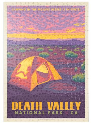 MyPuzzle Death Valley National Park: Camping - Premium 500 Teile Puzzle - MyPuzzle Sonderkollektion von Anderson Design Group