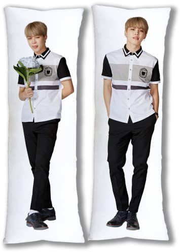 Jimin Hug Kissenbezug, Singger-Kissenbezug für Fans 50 x 150 cm
