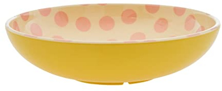 Rice - Saladier en mélamine avec imprimé pois roses