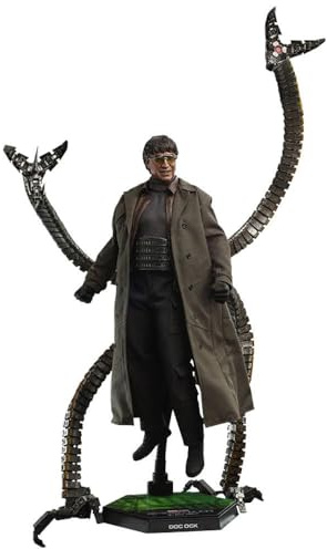 Hot Toys Spider-Man No Way Home Figur 1/6 Maßstab Deluxe – Doc Ock 9103322 | Spider-Man 9103322 Actionfigur ohne Weg nach Hause, 30,5 cm, Maßstab 1/6 Deluxe, Doc Ock Hot Toys