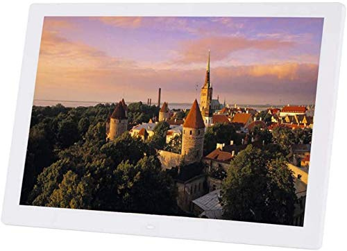 Fotorahmen IPS 17,3 Zoll Elektronisches Fotoalbum Hdmi-Display 1920 X 1080 Hochauflösender Videoplayer LCD Digital Support USB Und Sd-Karte (Weiß)