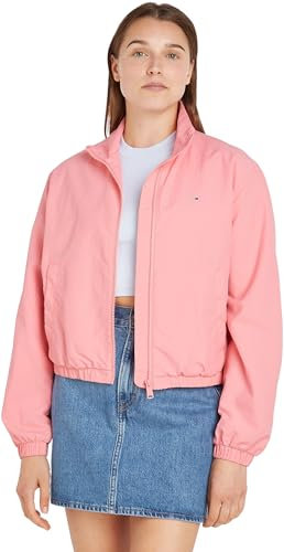 Tommy Jeans Veste Femme Windbreaker Mi-Saison, Rose (Tickled Pink), XL