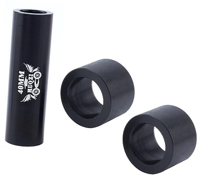 SOLUSTRE Heimtrainer Fahrrad Absorberhülse Metallhülle Für Fahrrad Aluminiumhülse Ärmel 40mm Hülse Stoßdämpfer