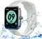 Smartwatch Damen Herren IP67 Wasserdicht Fitnessuhr Sportuhr, Bluetooth-Anrufe mit 1.69 Touchscreen Herzfrequenz-Schlafmonitor 7 Tage Lange Akkulaufze Itmehrfach Sportmodi, für IOS Android Weiß
