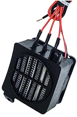 rongweiwang PTC Heizlüfter Heimbedarf Verbesserte Armaturen Bequemlichkeit Professioneller Anti Feuchtigkeits Thermostat Teil Heizlüfter, 24V 400W