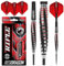 RED DRAGON Rifle 21 Gramm Premium Wolfram Steeltip Dart Set mit Flights und Schäften