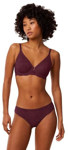 Triumph Damen Amourette Charm T W02 Bra, DEEP Burgundy, 80E