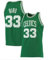 CLZWFZ Adult 0#7#33#77#Basketball Jersey Unisex Ärmellose Basketball Tank Top Sport Futter T-Shirt Tank Top,33# Green,L
