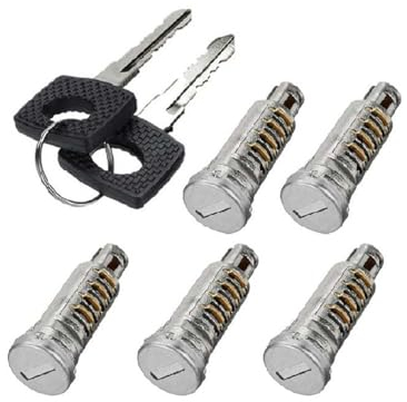 SHIYUNTI FÜNF TÜRSCHLOSSZYLINDER MIT 2 GLEICHEN SCHLÜSSELN Kompatibel Mit LT SPRINTER VITO W638 OE 6707600205