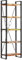 qohoio Bücherregal 5 Fächer Schrank Regal BüCherschrank Raumteiler Regal RegalwüRfel Shelves BüRo Schrank 60x30x180 cm Altholz Massiv