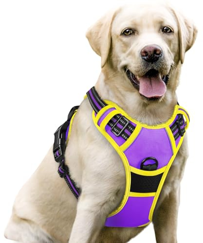 rabbitgoo Dog Harness Large Dog, No Pull Vest with Front Clip & Handle