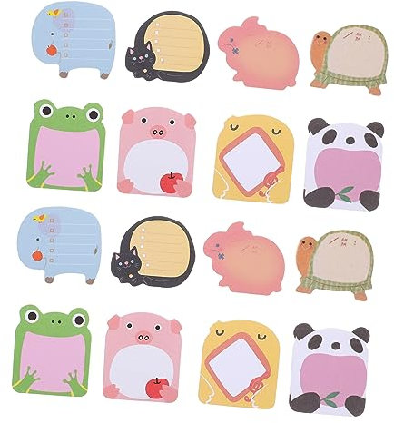 Operitacx 24stücke Haftnotizen To-do-liste Memo Notizzettel Papier Memo Pads Für Schule Büro Studenten-aufkleber Notizblock-aufkleber Haftnotizen-büro-nachrichtennotizen