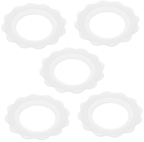 Copricapezzoli per Allattamento Antiscivolo, 5 Pezzi, Silicone