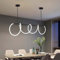LED Pendelleuchte Schwarz Moderner Hängeleuchte 100CM Dimmbar 3000K-6500K Kücheninsel Hängend Leuchte DIY Linear Esszimmerlampe für Wohnzimmer Esstisch Büro Pendellampe