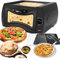 GTHTUHFD Horno De Pizza Eléctrico, Horno De Pizza De Doble Función para Freír Y Hornear con Bandeja para Parrilla Y Clips para Bandeja para Hornear, Control De Temperatura De