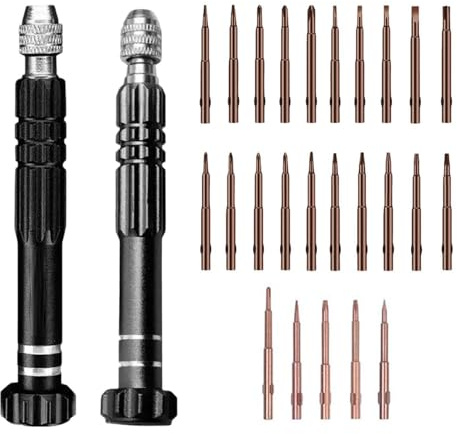 2 Jeux D'Embouts De Tournevis, Outils De Réparation De Lunettes, Outils De Démontage De Produits Numériques, Adaptés Aux Téléphones Portables Et Aux Appareils Photo.