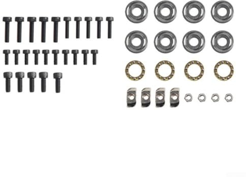 HULA Selbstausrichtende Füße für 3D-Drucker mit 95A Dämpfung und Metallkernunterstützung für Creality für P1P P1S Modelle (B)