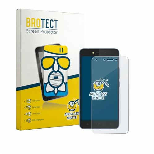 BROTECT Entspiegelungs Schutzglas für Tecno Pouvoir 1 Schutzfolie Panzer Folie Glas Matt [Extrem Kratzfest 9H, Anti-Reflex, Anti-Fingerprint]