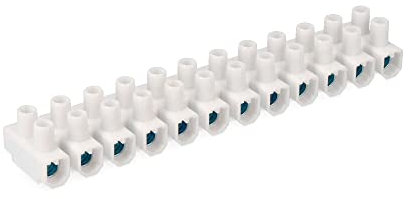 REGLETA CONEXION 25 MM HOMOLOGADA BLANCA RETRACTILADA EDM