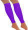 Neon Leg Warmers Dance Party 80s - Retro Fancy Dress Accessory (Purple)