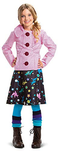 Disguise Luna Lovegood Kostüm für Kinder, offizielles Deluxe-Harry-Potter-Luna-Outfit, Mantel und Leggings, Mädchen, Größe M (7-8)