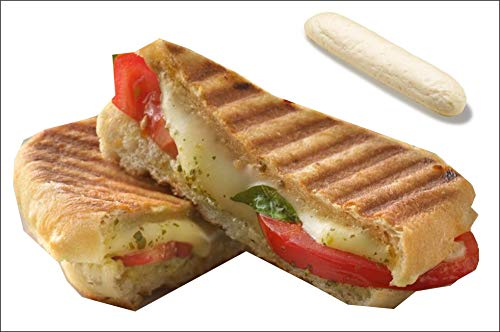 Panini Bread/Baguettes 6 Italian Style Restaurant Quality for Toasting, Great Addition to Sandwich Press,Food Grill, hob,Oven or BBQ .Suitable for Vegan, vegetarian and lactose intolerance.