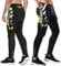 NICEWIN Radlerhose Fahrradhose Herren Lang mit Sitzpolster 4D Gepolsterte Radhose Atmungsaktiv Schnell Trocknend stoßfeste Elastisch Hosen,M,Grün