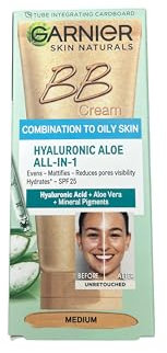 GARNIER BB OIL FREE CREAM MEDIUM 25 SPF 50 ML