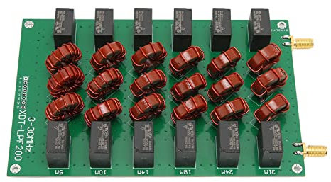 Hoopoocolor Carte de Filtre Passe Bas, Carte de Contrôle du Volume du Caisson de Basses Professionnel, Module D'Amplificateur de Préamplificateur HF 3‑30 MHz