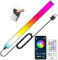 Melofo Touched RGB Under Monitor Light Bar Gaming RGB LED Lightbars with Smart APP Bluetooth Remote Control Speed Adjustable Color Changing RGBIC USB Powered Light Bar Desk Light Bar for PC Game TV