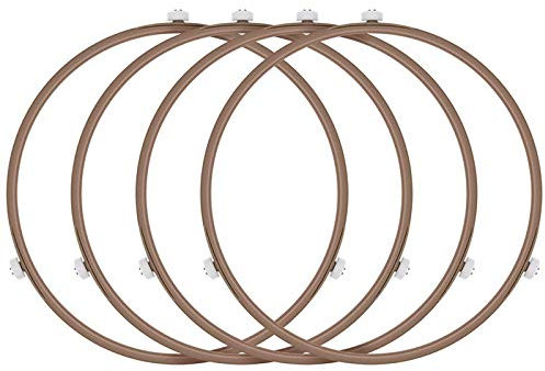 Josenidny 4 Pack Microwave Roll Ring Microwave Oven Turntable Ring Plates Support Ring for Glass Plate Trays