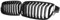 Peukerty Nieren-Kühlergrill vorne für 3er-Serie F30 F31 F35 2012–2018 (Einzel-Lamellen-, schwarz, 2-teiliges Set)